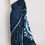 Thumbnail: Saira navy blue and white hand Bandhani modal silk designer saree with traditional tie-dye patterns.