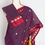Thumbnail: Dark purple and red handwoven Bengal soft cotton saree (Sneha Collection).