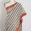 Thumbnail: White and gray contemporary horizontal striped Mulmul cotton saree (Tithi Collection).