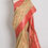 Thumbnail: Mritika: Budget Friendly Blended Cotton Baluchari Saree in Beige and Red