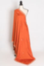 Sargam-Orange-Hand-Embroidery-Zardosi-Work-Crepe-Silk-Designer-Saree
