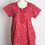 Thumbnail: Pure Cotton Red Floral Printed Indian Nighty in Regular Size