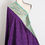 Thumbnail: Mili : Silk Mark Certified Katan Banarasi Saree in Purple and Sea Green