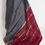 Thumbnail: Gray and Maroon Kanjivaram Silk Saree with Small Golden Zari Border and Lightweight Finish.