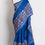Thumbnail: Neel Kutch- Blue Blended Silk Hand Embroidered Kutch Work Saree