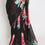 Thumbnail: Ishq : Black and Pink Floral Georgette Designer Embroidery Saree