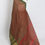 Thumbnail: Yamini : Rusty Red Kanchi Cotton Saree - Handwoven South Indian Elegance