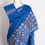 Thumbnail: Neel Kutch- Blue Blended Silk Hand Embroidered Kutch Work Saree