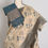 Thumbnail: Jamini: Budget Friendly Blended Cotton Banarasi Saree in Beige and Blue
