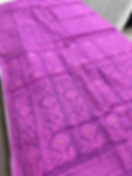 Ananya : Mauve Blended Soft Cotton Jamdani Saree