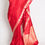 Thumbnail: Gauri : Certified Silk Banarasi Saree with Resham Work In Bright Red