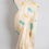 Thumbnail: Laboni : Handwoven Bengal Tussar Saree in Cream, Yellow and Blue
