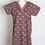 Thumbnail: Printed Maroon Cotton Nightwear in Regular Size
