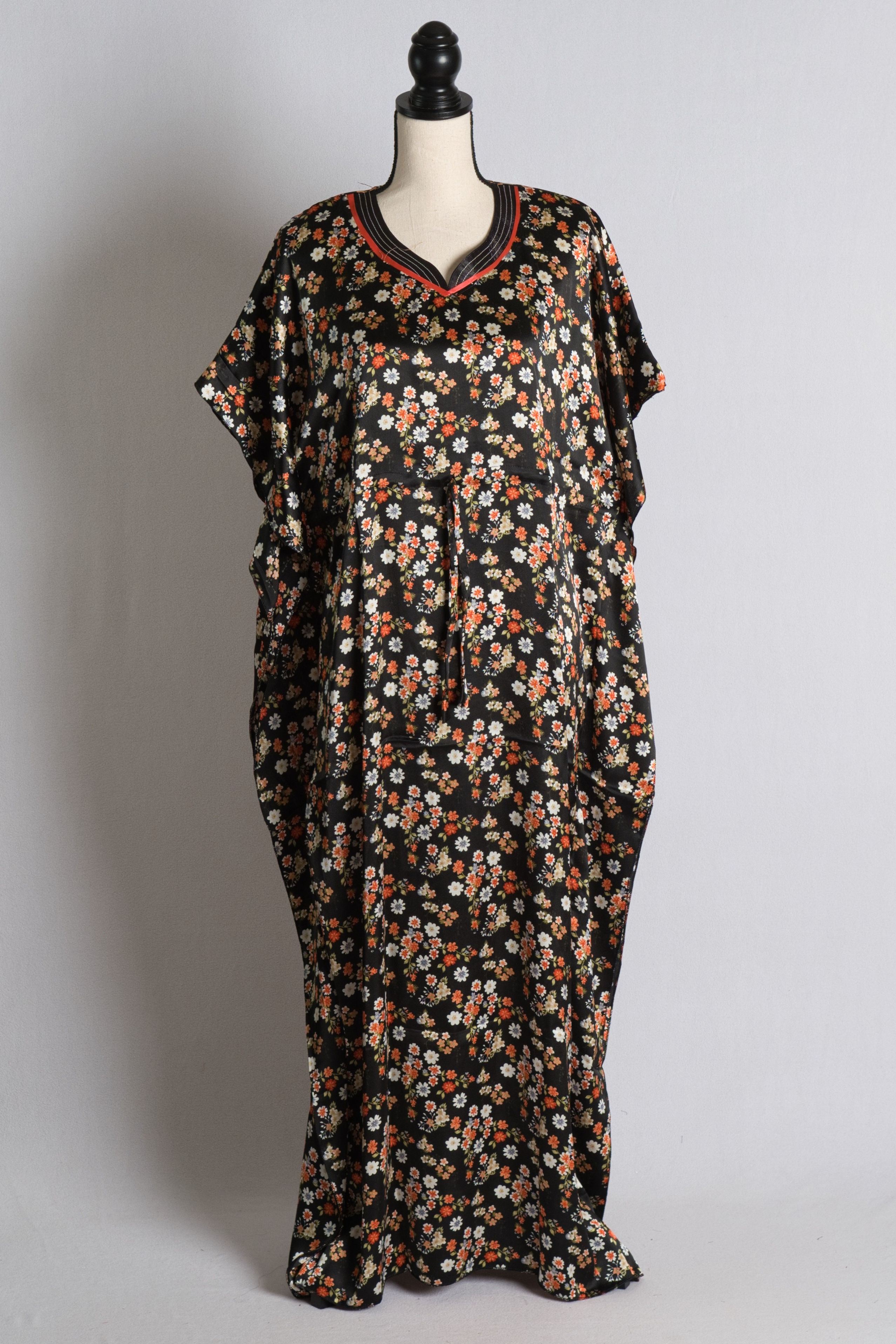 Ladies Indian Satin Kaftan Nightwear in Standard Size