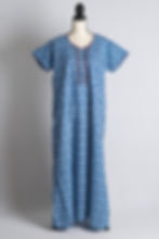 Ajrakh Printed Pure Cotton Ladies Indian Nightwear in Standard Size