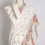 Thumbnail: Elina  :White Chiffon Designer Embroidery Saree with Multi-Color Thread Work