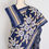 Thumbnail: Ira deep blue and white pure silk saree featuring artistic hand-embroidered Kantha stitch.