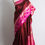 Thumbnail: Pure Katan Banarasi Silk Saree in Brownish Maroon and Magenta