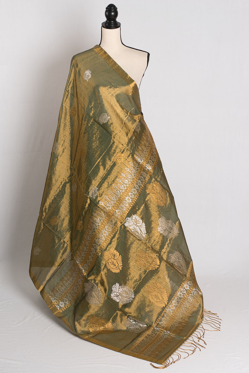 Subhra - Bengal Tissue Cotton Banarasi Saree
