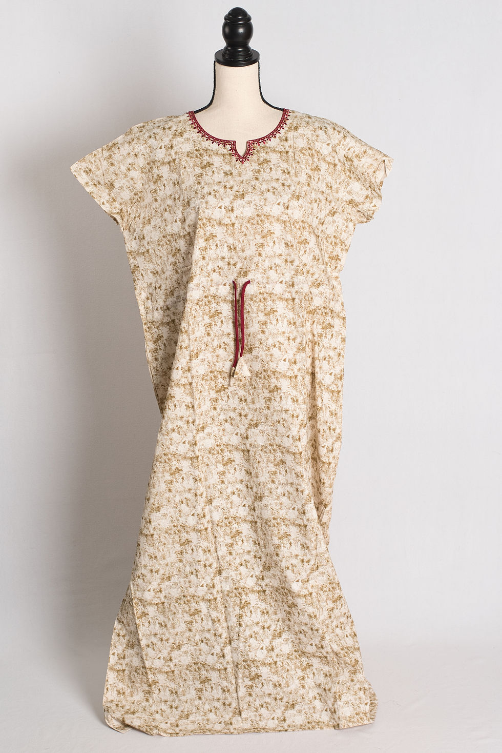 Printed Pure Cotton Kaftan Nightwear in Regular Size