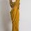 Thumbnail: Pre-stitched Ready to Wear Lycra Saree with Sequin Crop Top in Mustard Yellow