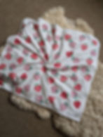 Thumbnail: Strawberry Baby Blanket/Muslin