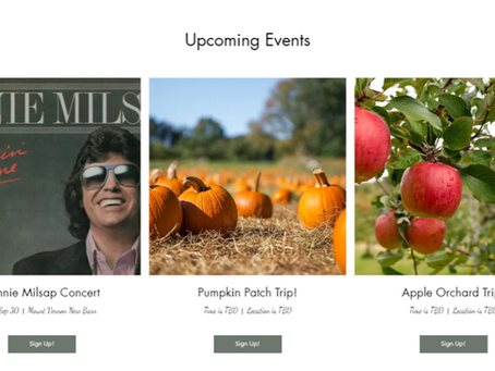Sign Up for Events Online!