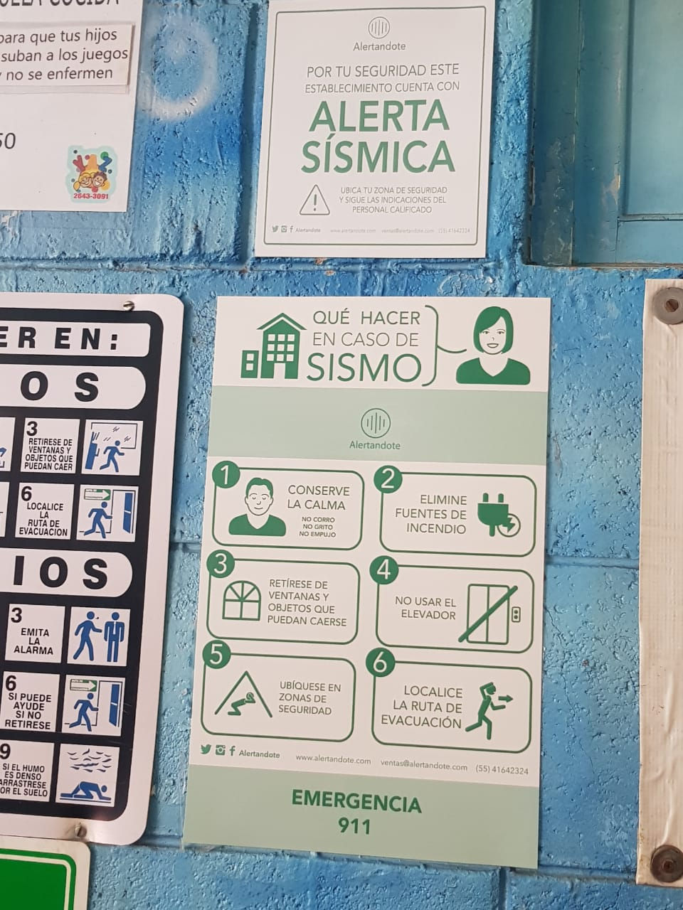 Señalamientos de emergencia