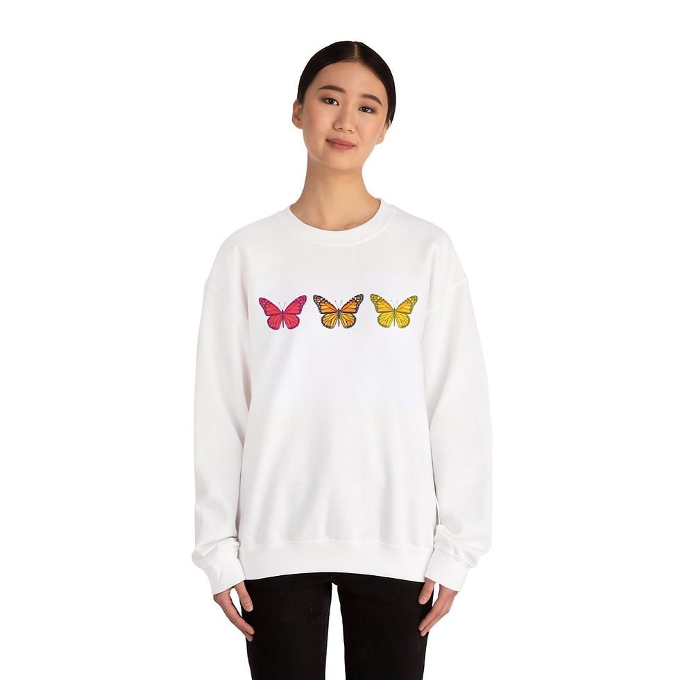 Thumbnail: Butterflies Crewneck Sweatshirt