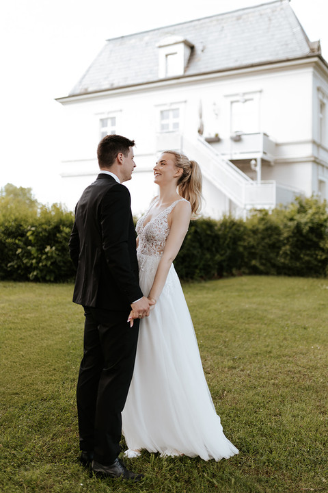 Herzensbild Hochzeitsfotos Gut Projensdorf Kiel