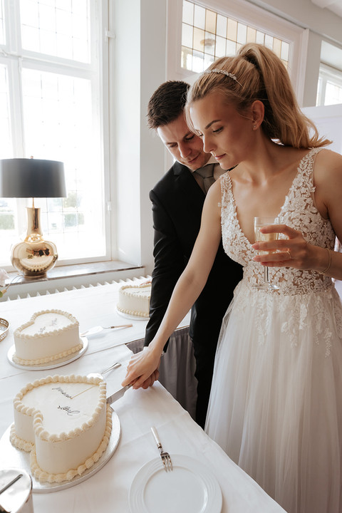 Herzensbild Hochzeitsfotos Gut Projensdorf Kiel