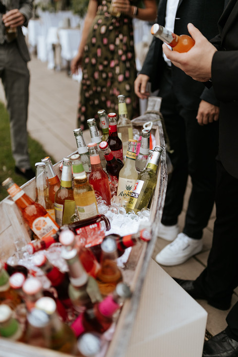 Hochzeitsfoto Reportage freie Trauung Strandrestaurant Marienbad Schleswig von Herzensbild Hochzeitsfotograf