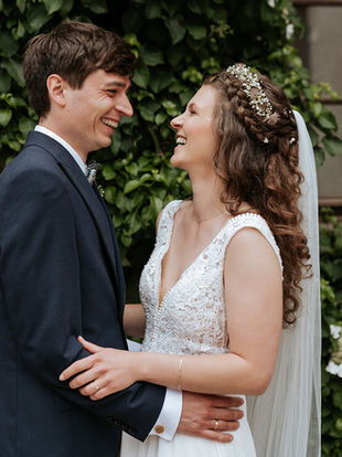 Et romantisk slotsbryllup