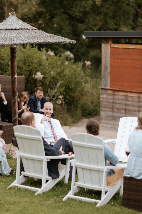 Hochzeitsfoto Reportage freie Trauung Strandrestaurant Marienbad Schleswig von Herzensbild Hochzeitsfotograf