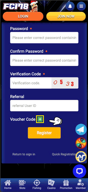 fc178 using voucher code step2