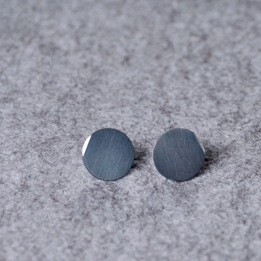 Thumbnail: 'Inside Out' Plain Circle Earrings
