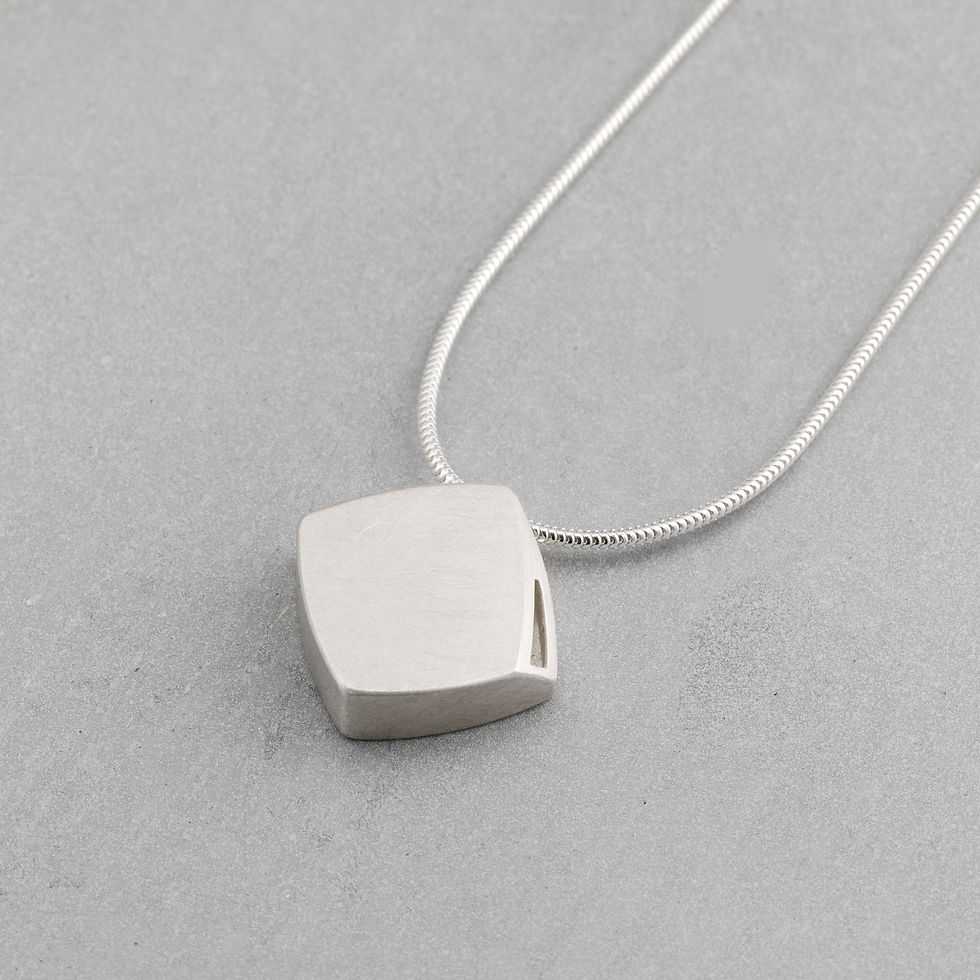 Thumbnail: 'Curved Curves' Rhombus Pendant series