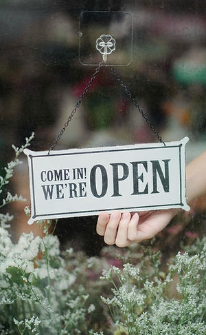 We´re Open