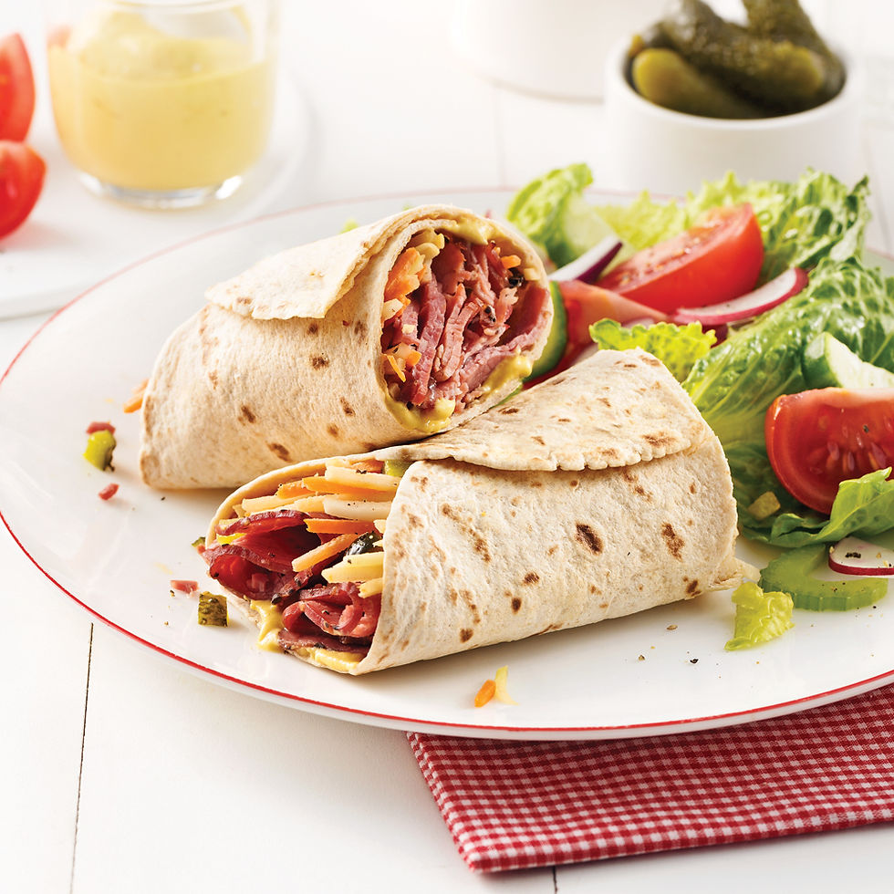 Wrap au boeuf et légumes image