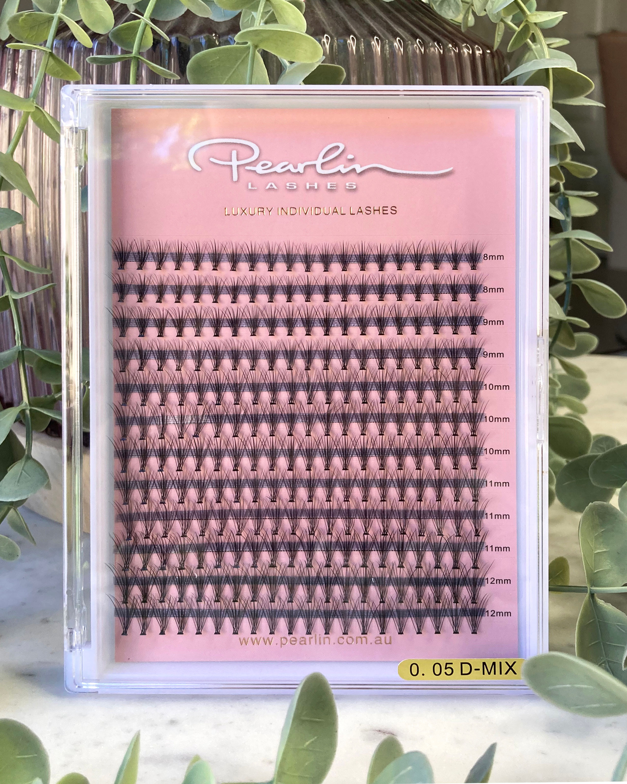 Pearlin Luxury Individual Lashes - Mixed Tray - 240 clusters/pk 20D