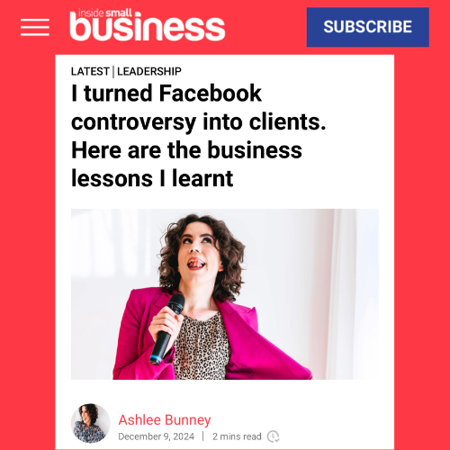 Ashlee Bunney Brand Mark - designed by Cannect Communications