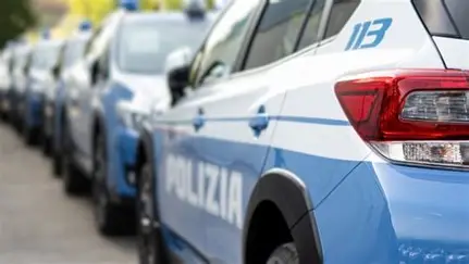 Delle macchine della polizia
