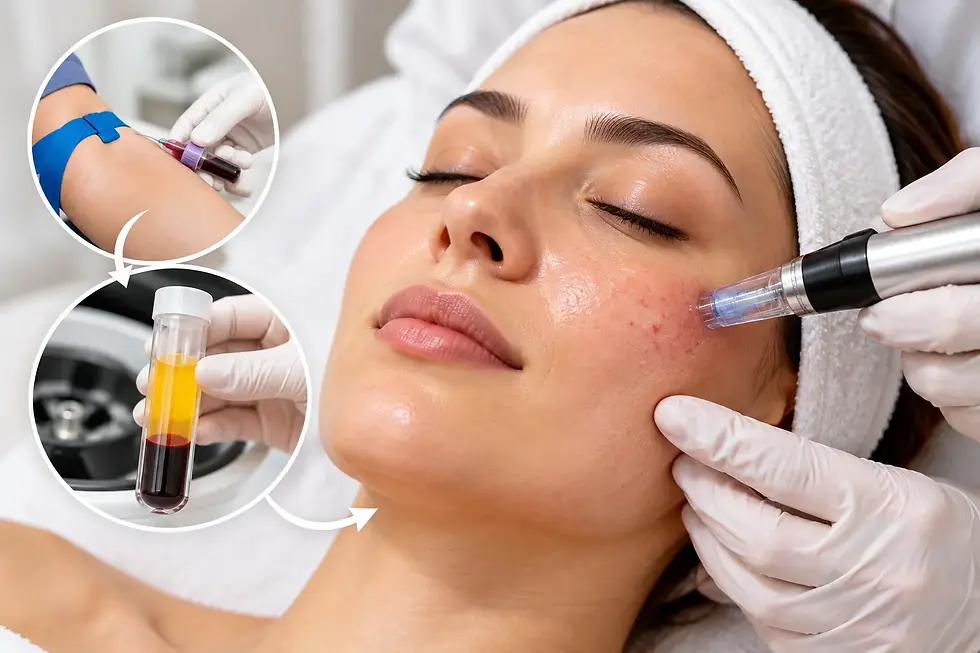 PRP Facial Treatment Process