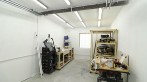 How to install plastic conduit and LED lights in a garage.