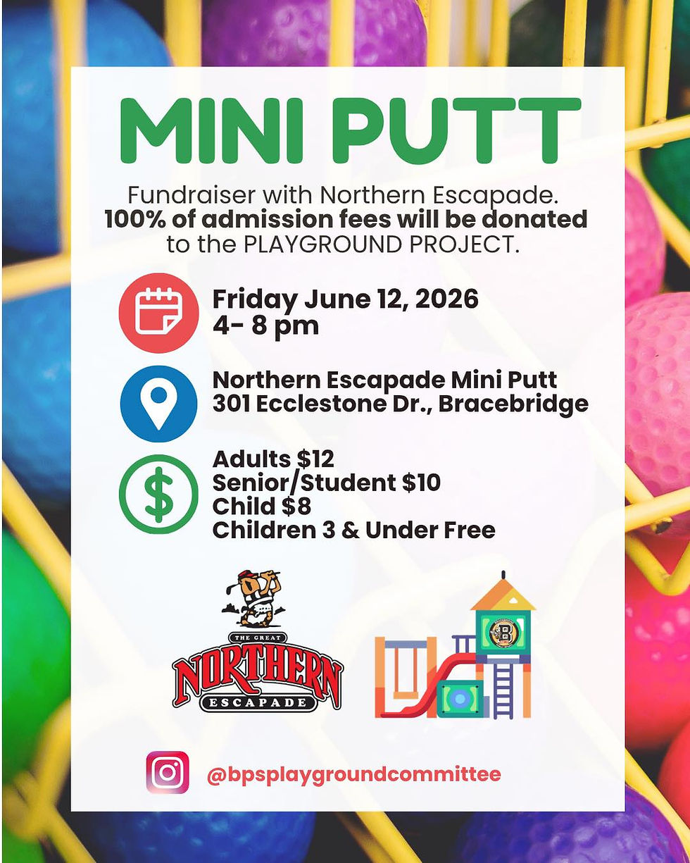 FUNDRAISER: Bracebridge Public School Playground Project