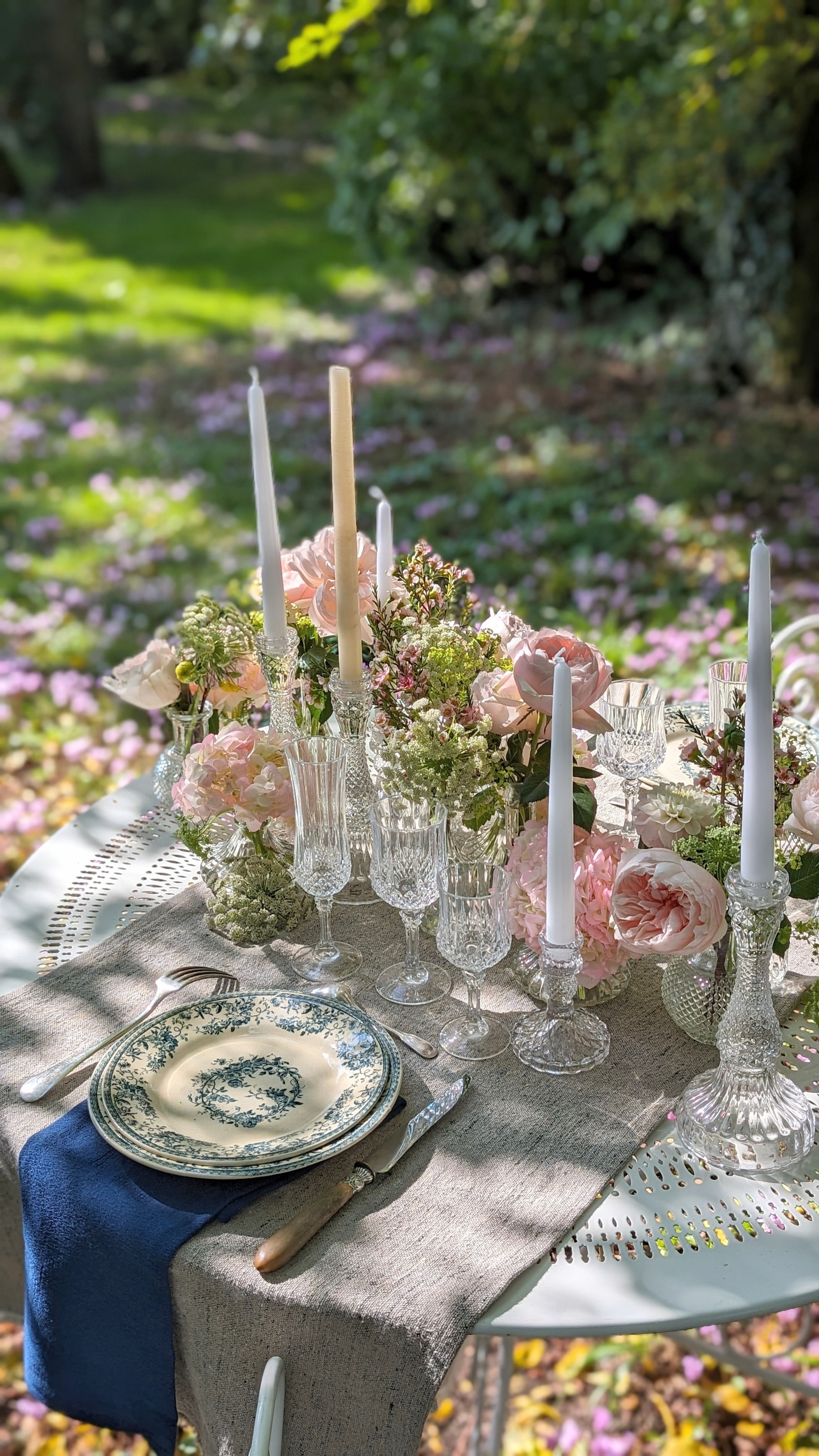 Lot de 4 assiettes Gien Sakura creuses