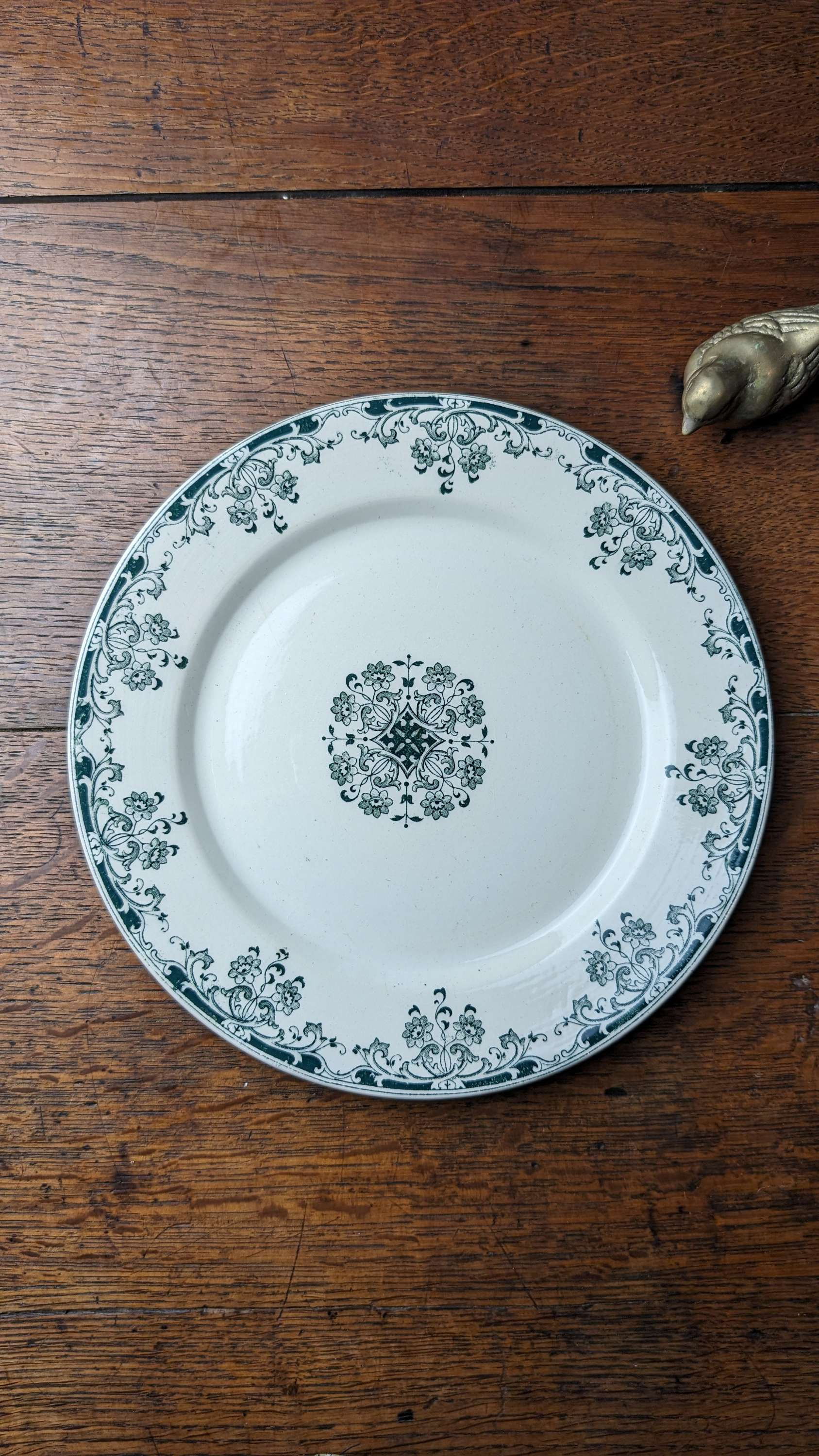 Assiette plate Mignon Sarreguemines 