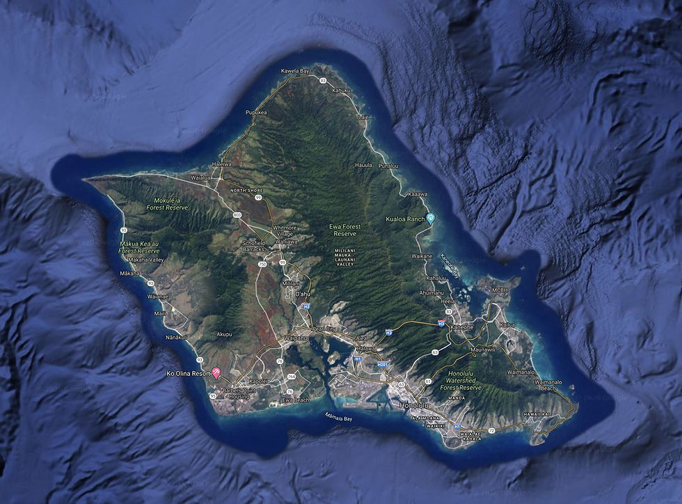 Island of Oahu