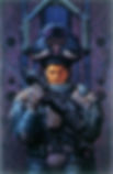 Cover art for the 1987 edition by James Warhola, this is the cover I grew up with.