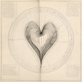 hilma af klint inspired diagram of primordial heart pencil drawing scanned document_edited